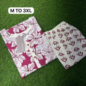 Aavaasa Rayon Co-ord Set Side Open with Mobile Packet