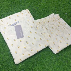 Aavaasa Rayon Co-ord Set Side Open with Mobile Packet