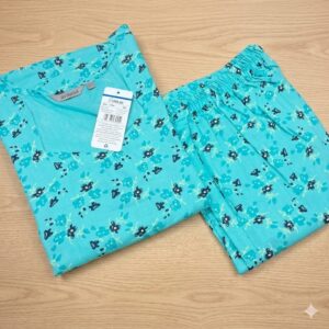 Aavaasa Rayon Co-ord Set Side Open with Mobile Packet
