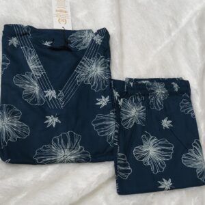 Babithaa Rayon Co-ord Set Side Open with Mobile Packet
