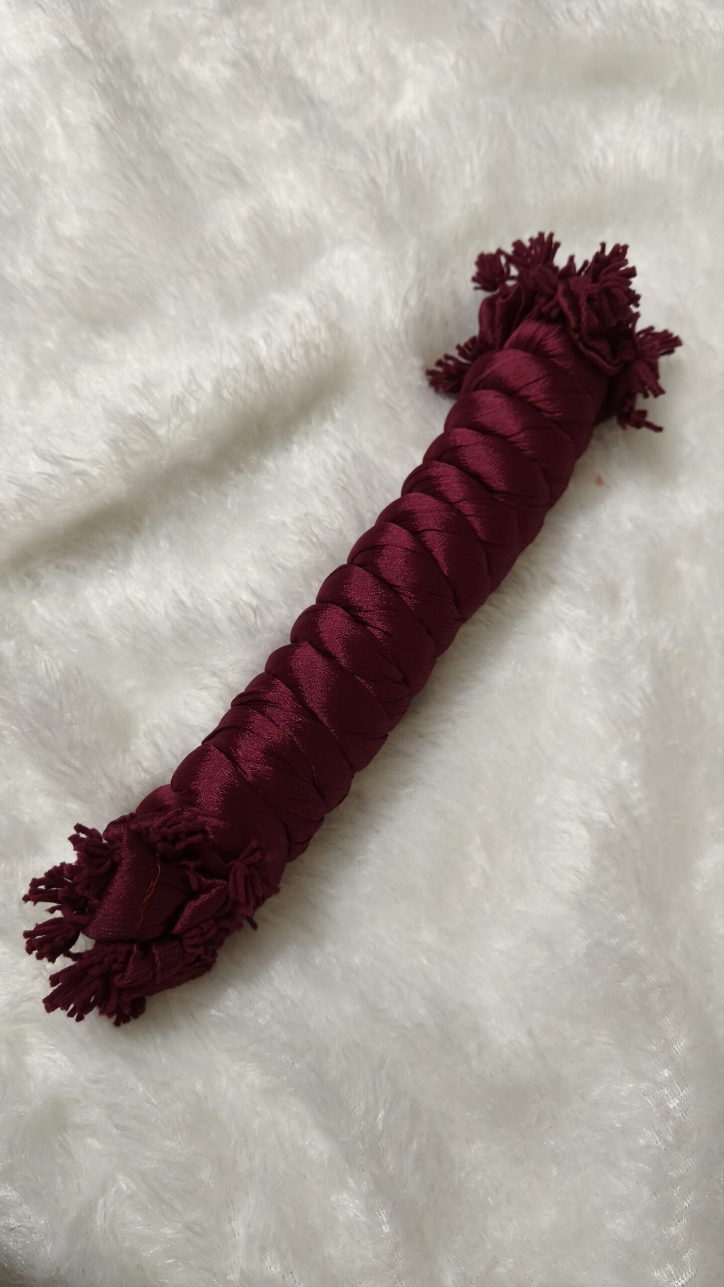 Maroon Shimmer Duppata 2.5 Meter
