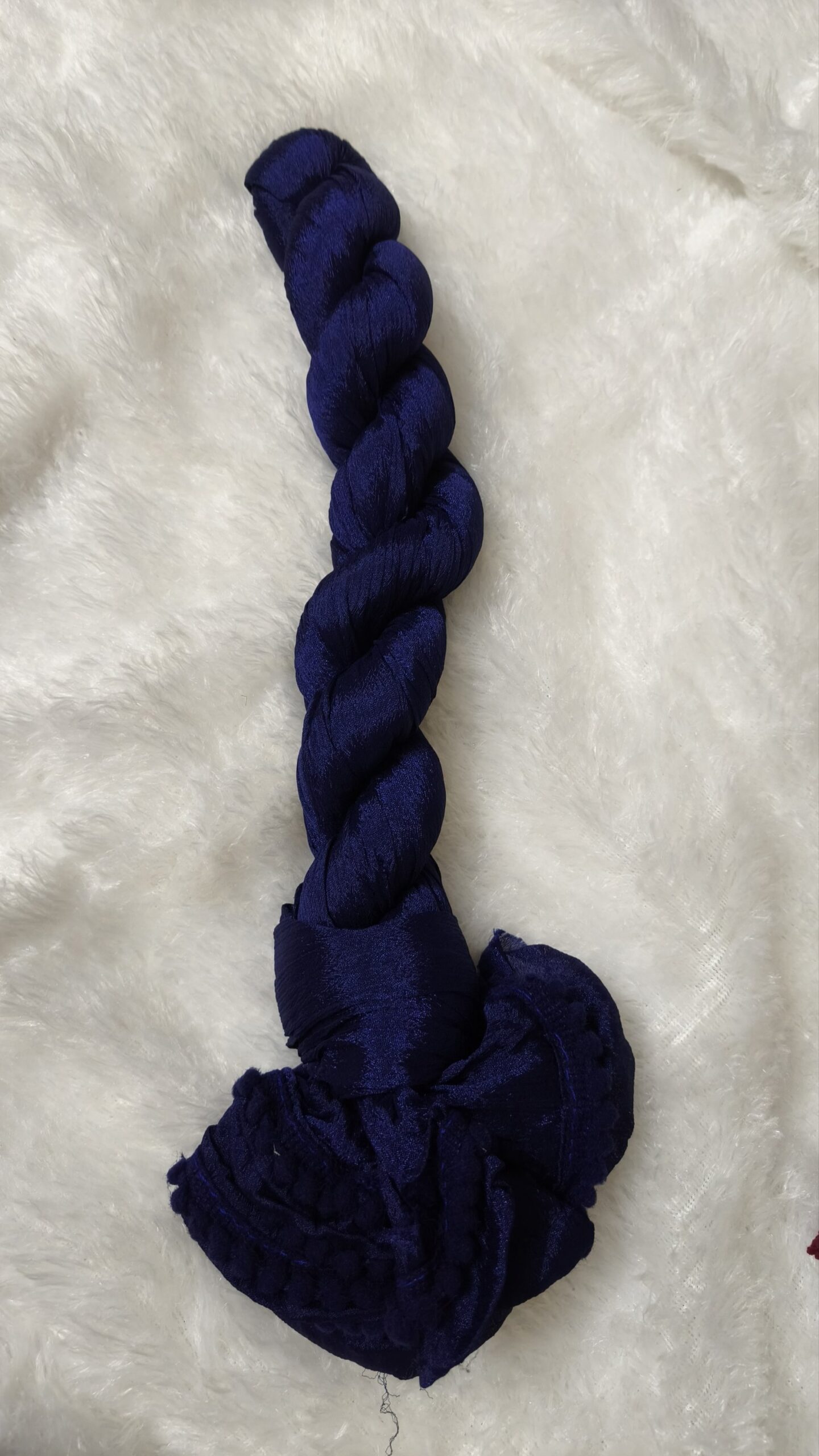 Navy Blue Shimmer Duppata 2.5 Meter