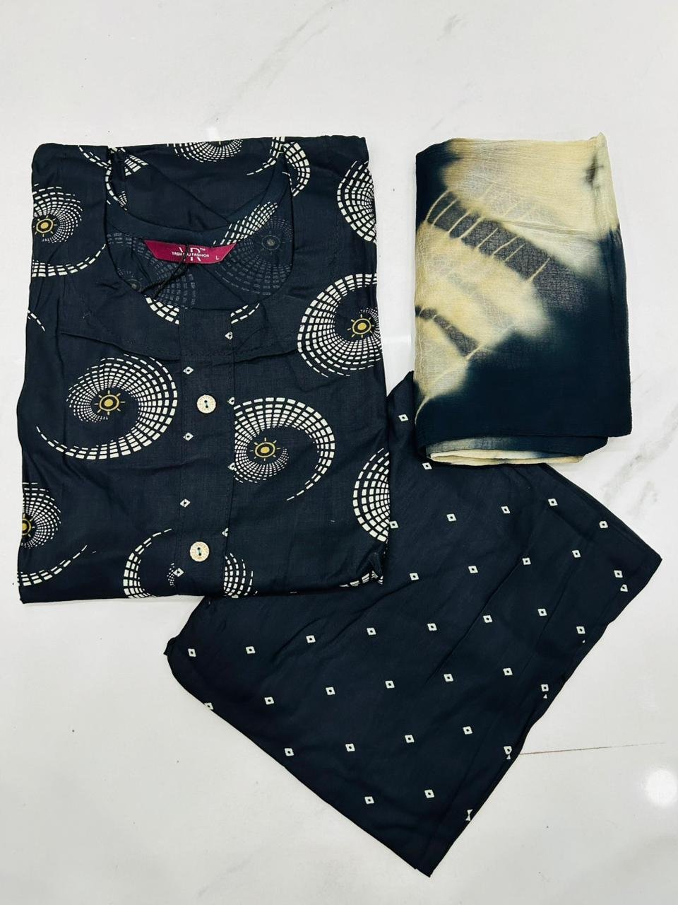 VR Branded Royan Daily Wear kurti sets(Kurti/Pant/Duppata)