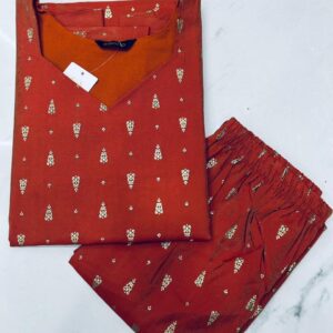 Babitha Rangoli Silk Co-ord Set Side Open with Mobile Packet